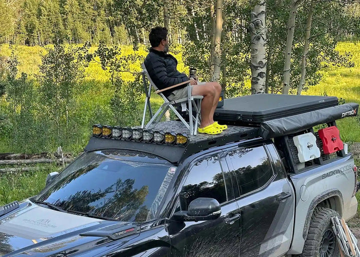 DRIFTR Toyota Tundra Roof Rack (2022-2026) by Backwoods Adventure Mods | KOVA Offroad