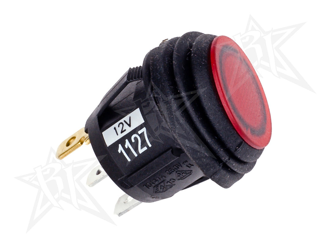 RIGID Industries FLWB40191 2-Position Red On/Off Rocker Switch for Lighting Systems