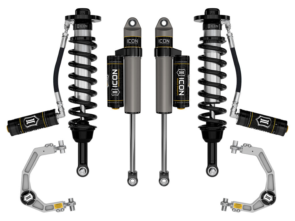 ICON 2021-2026 Ford F-150 Tremor, 2.5-3" Lift, Stage 3 Suspension System, Billet