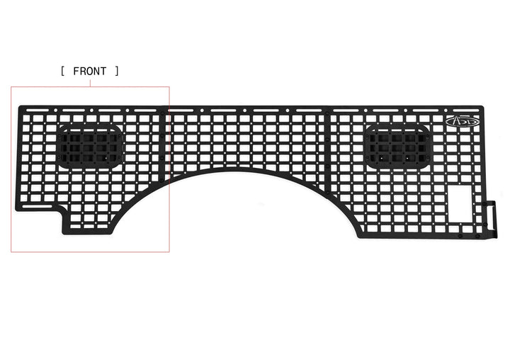 2023-2026 Ford Super Duty Bed Side Molle Panels Passenger Full Kit
