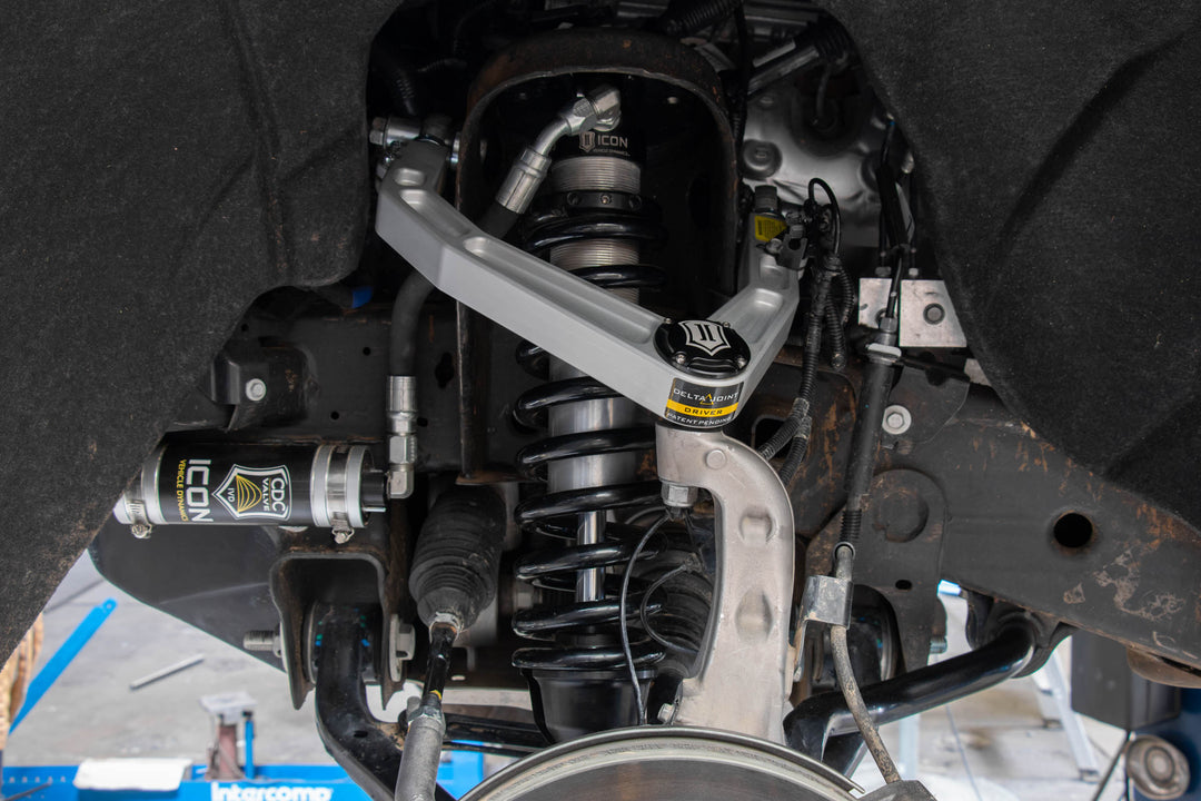 ICON 2019-2026 GM 1500/2021-2026 GM SUV, Front, Billet Upper Control Arm w/ Delta Joint, Kit