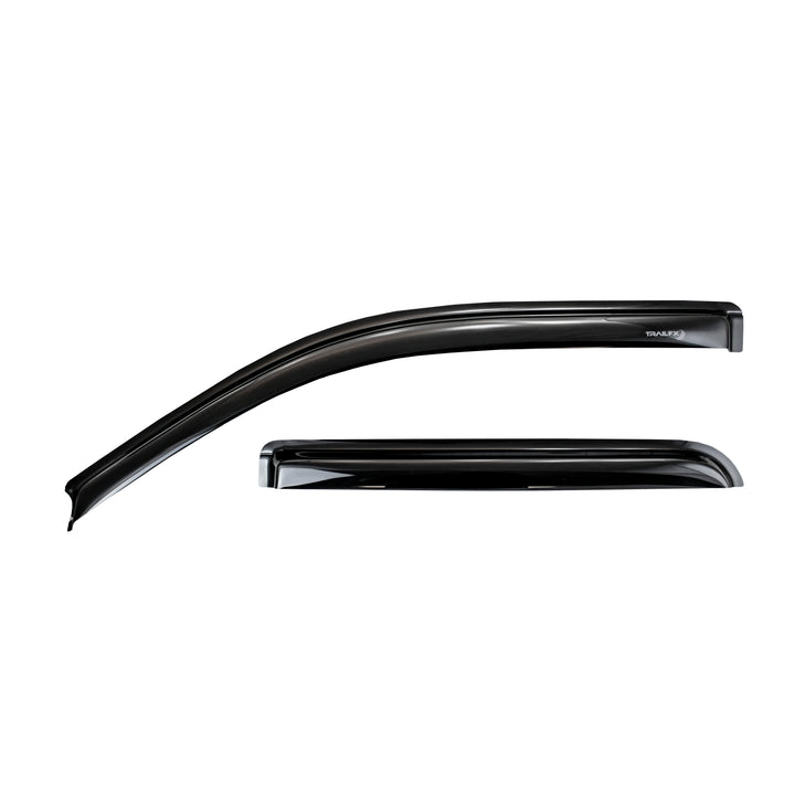 TrailFX DXTX2503H Smoke Low-Profile Tape-On Rain Guard for Ford Super Duty Trucks