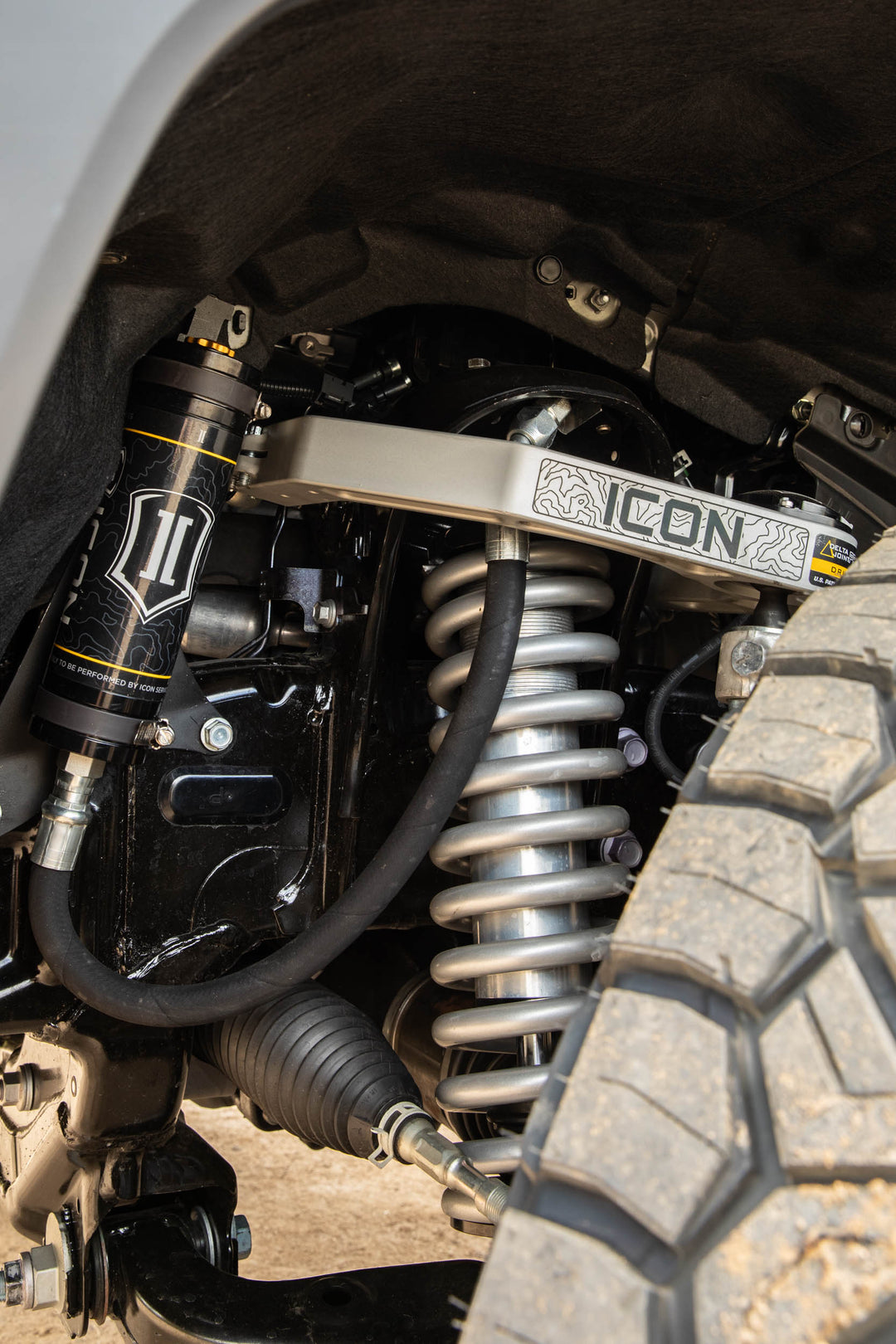 ICON 2024-2026 Toyota Tacoma 1.25-3" Lift, Stage 4 Suspension System, Billet