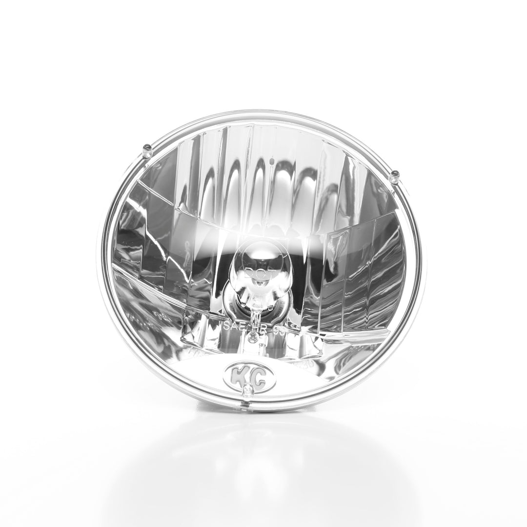 KC HiLiTES 7-inch H4 Halogen Headlight Pair for Jeep Wrangler TJ (1997-2006)