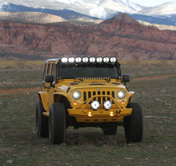 KC HiLiTES 7-inch Gravity LED Pro Headlights for Jeep Wrangler JK (2007-2018)
