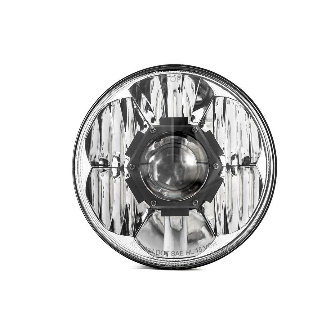 KC HiLiTES 7 Inch Gravity LED Pro 2-Headlights for Jeep Wrangler JL and Gladiator JT (2018-2023)