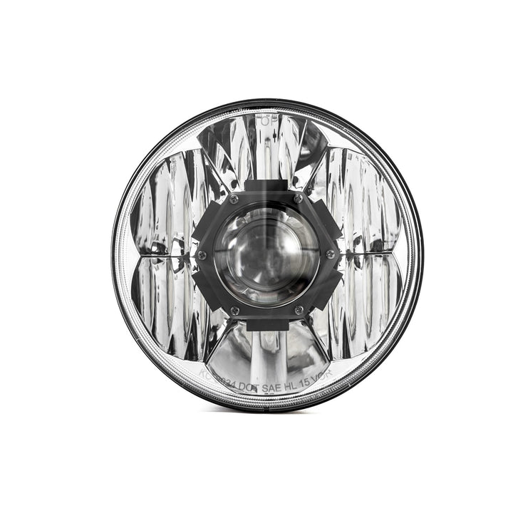 KC HiLiTES 7 Inch Gravity LED Pro 2-Headlights for Jeep Wrangler JL and Gladiator JT (2018-2023)