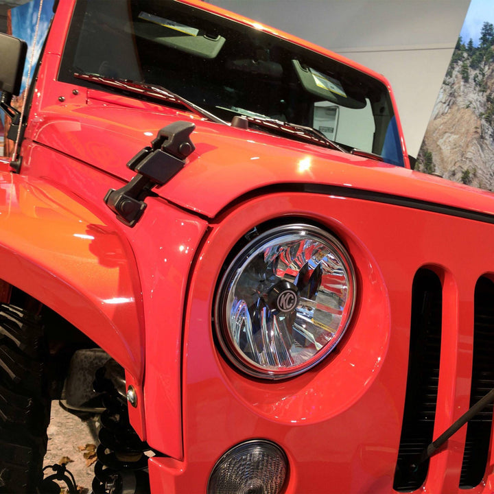 KC HiLiTES 7 in Gravity LED Headlights for Jeep Wrangler JK (2007-2018)