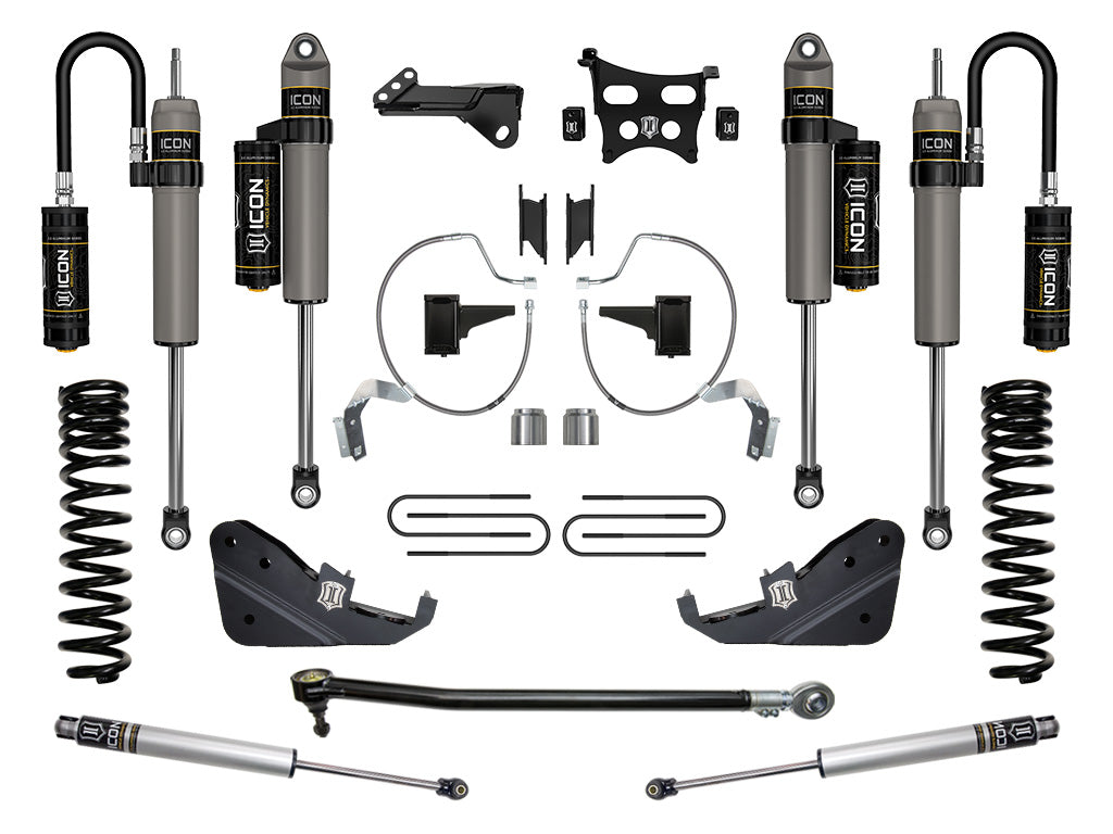 ICON 2023-2026 Ford F-250/F-350 Super Duty 4WD, Gas, 4.5" Lift, Stage 4 Suspension System