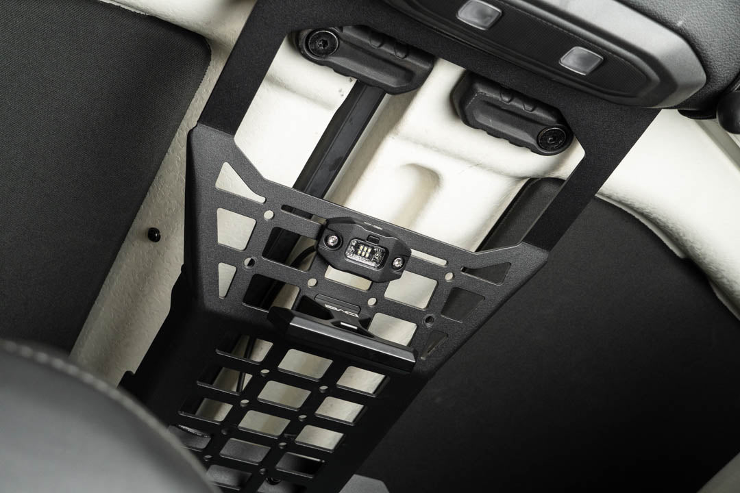 Elite White Push Button Dome Light