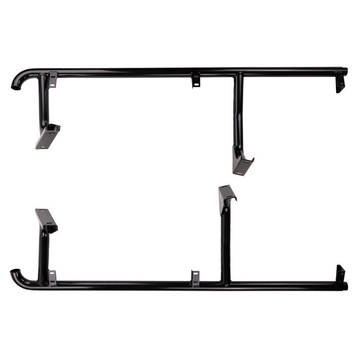 ARB Deluxe Side Rail and Step for Toyota Land Cruiser and Lexus LX450 - Satin Steel, Part 4411030