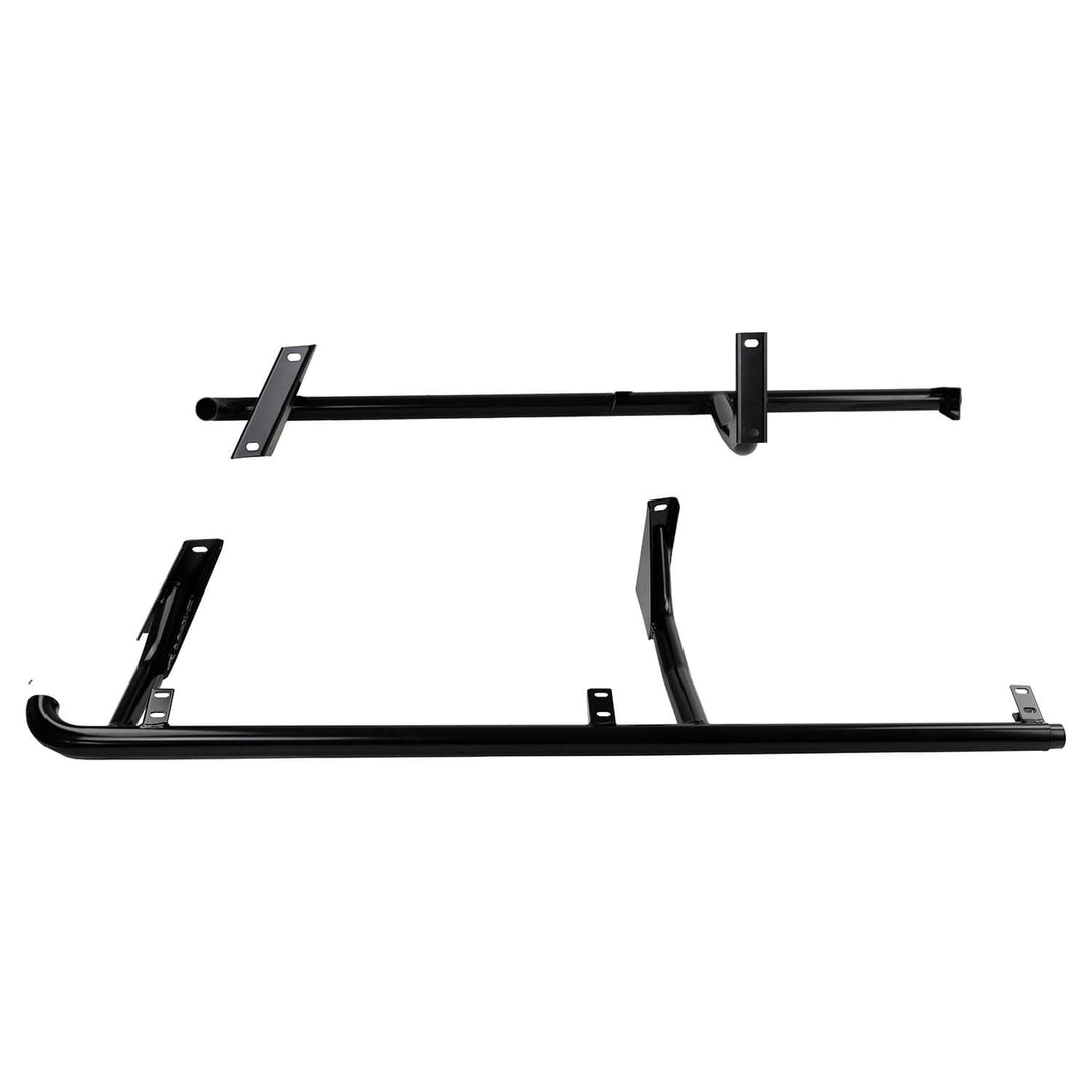 ARB Deluxe Side Rail and Step for Toyota Land Cruiser and Lexus LX450 - Satin Steel, Part 4411030