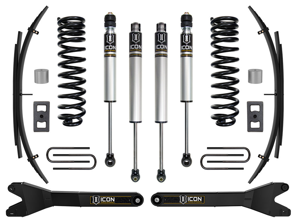ICON 2023-2026 Ford F-250/F-350 Super Duty 4WD, Gas, 2.5" Lift, Stage 1 Suspension System w/ Radius Arms and Expansion Packs