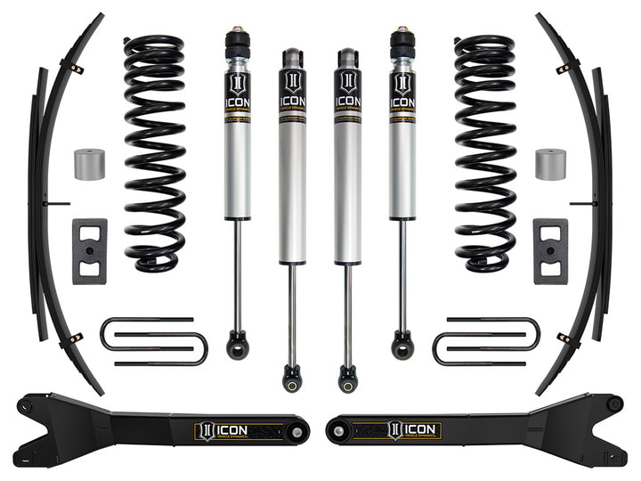 ICON 2023-2026 Ford F-250/F-350 Super Duty 4WD, Gas, 2.5" Lift, Stage 1 Suspension System w/ Radius Arms and Expansion Packs
