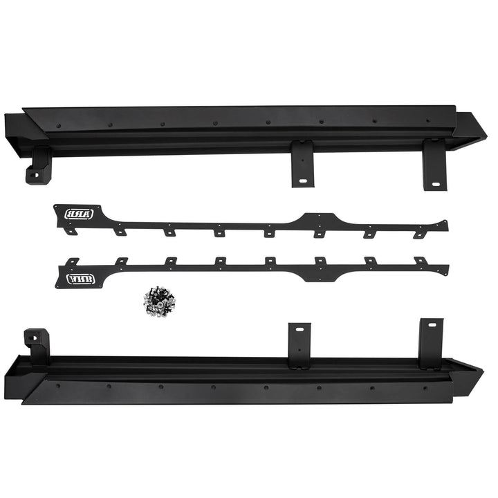 ARB Rock Sliders for Jeep Wrangler JL 4-Door – Steel Textured Black Protection