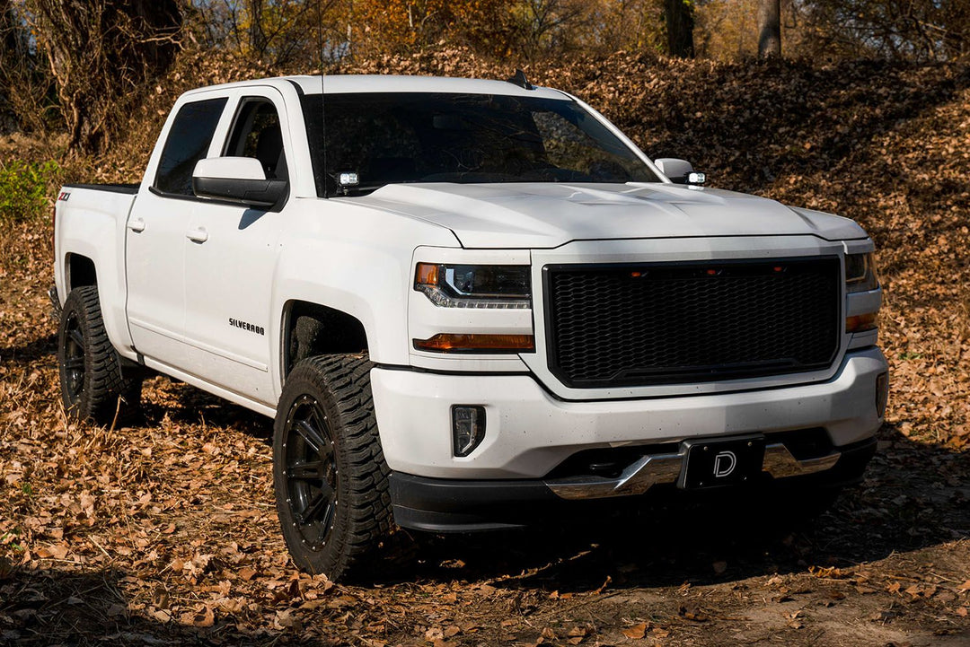 C2 2.0 LED Ditch Light Kit for 2014-2019 Silverado/Sierra  Pro Yellow Combo