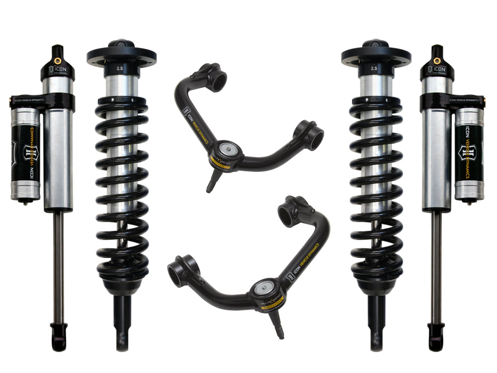 ICON 2009-2013 Ford F-150 4WD, 0-2.63" Lift, Stage 3 Suspension System, Tubular