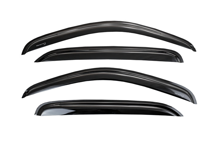 TrailFX 4242H Smoke Acrylic Vent Guard Rain Protector for Toyota 4Runner