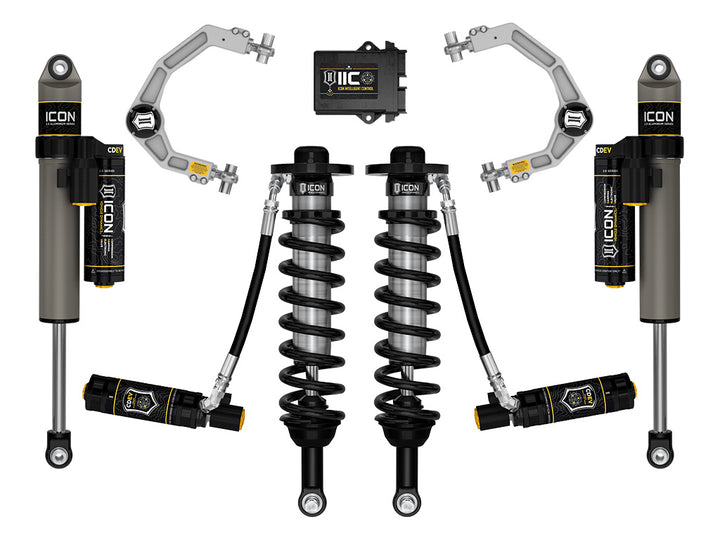 ICON 2021-2026 Ford F-150 2WD, 0-3" Lift, Stage 5 Suspension System, Billet, CDEV