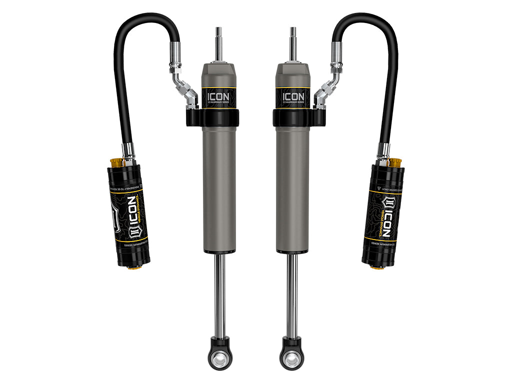 ICON 2025-2026 Toyota 4Runner, 0-3” Lift, Rear, V.S. 2.5 Aluminum Series Shock Absorbers, Remote Reservoir w/ CDCV, Pair