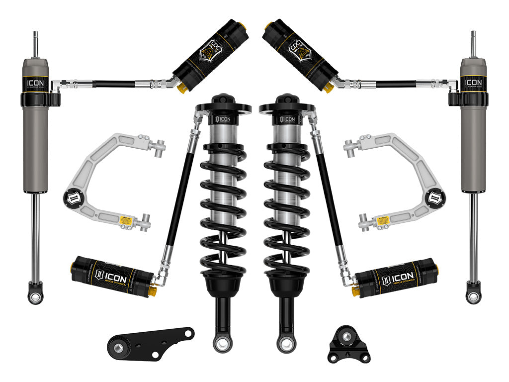 ICON 2024-2026 Toyota Tacoma 1.25-3" Lift, Stage 5 Suspension System, Billet