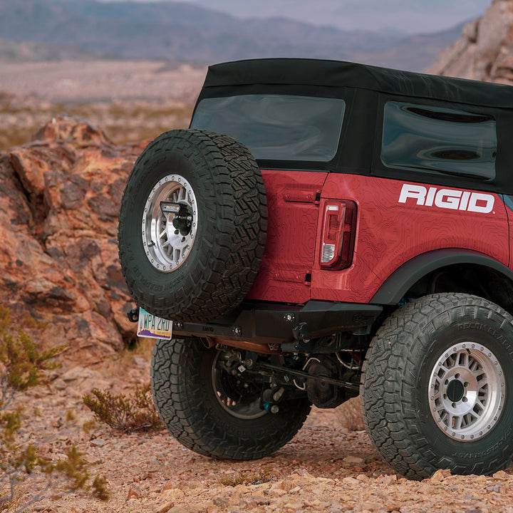 RIGID Industries 2021+ Ford Bronco Rear Chase Pod Light Kit with Red Backlight