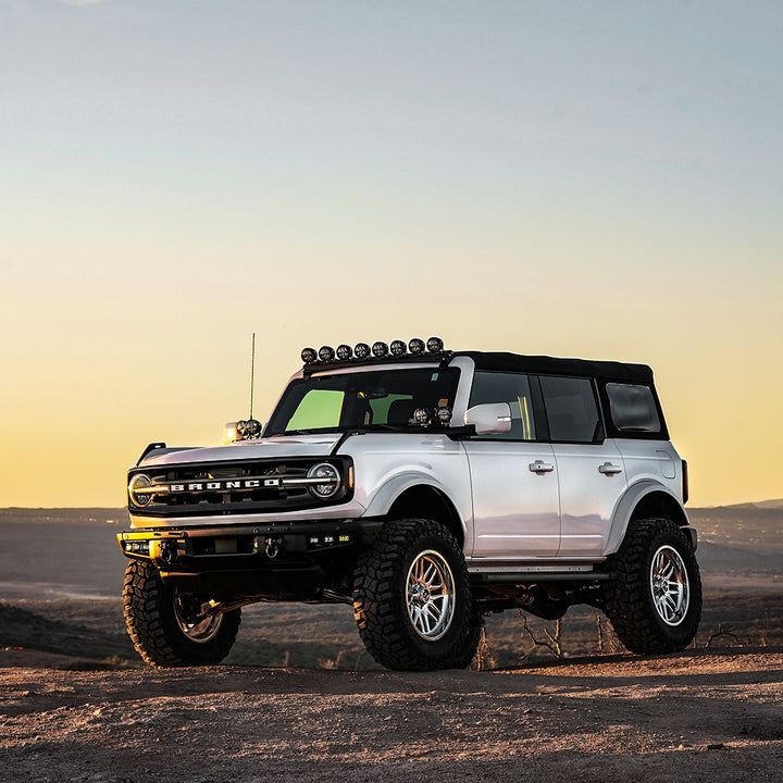 RIGID Industries 2021+ Ford Bronco Roof Pod Mount - Compatible with 8 RIGID 4 Inch 360-Series LED Lights