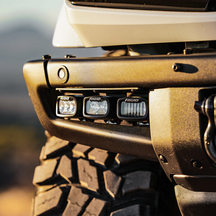 RIGID Industries 46731 Ford Bronco Mod Bumper Triple SR-M Fog Light Kit