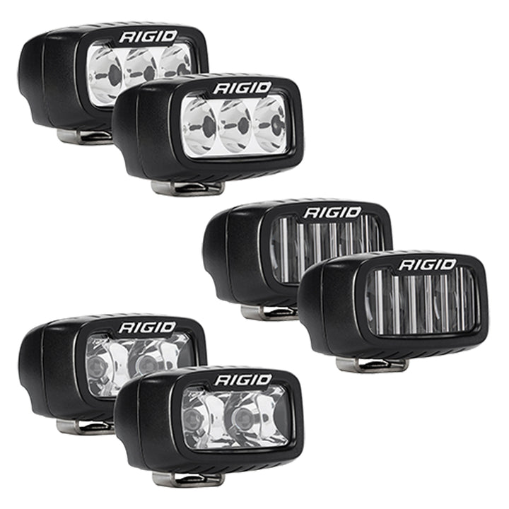 RIGID Industries 46731 Ford Bronco Mod Bumper Triple SR-M Fog Light Kit