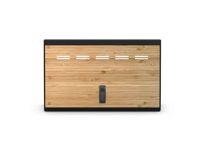 24" Upper Cabinet Black - Bamboo Door