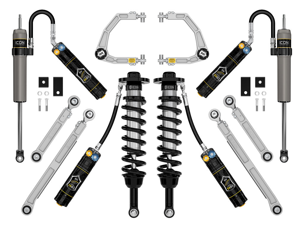 ICON 2022-2026 Toyota Tundra, 1.25-3.5" Lift, Stage 10, 2.5 Suspension System, Billet, CDXS