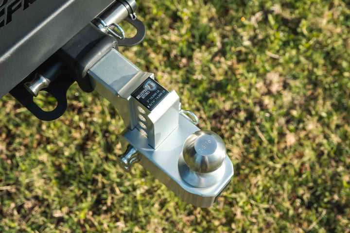 BulletProof 2.0" Aluminum Medium Duty 2" Drop/Rise Hitch - Stainless Ball