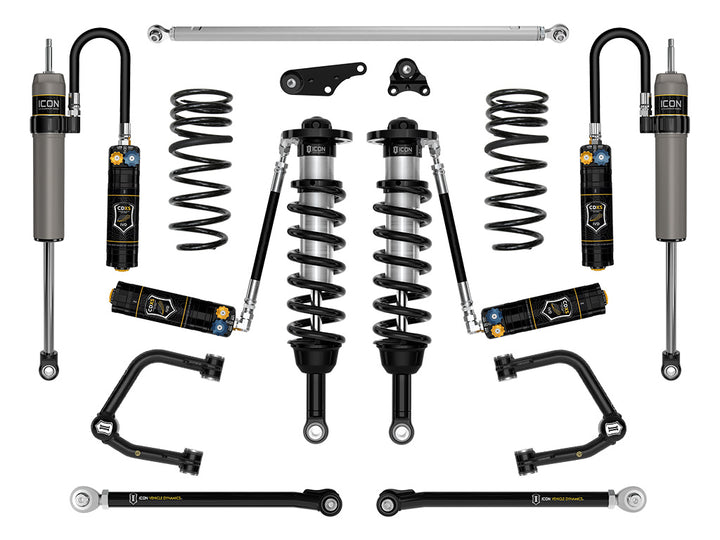 ICON 2025-2026 Toyota 4Runner 4WD, 1.25-3" Lift, Stage 9 Suspension System, Tubular