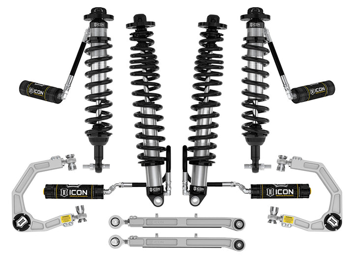 ICON 2021-2026 Ford Bronco, Non-Sasquatch, 3-4" Lift, Stage 5 Suspension System, Billet