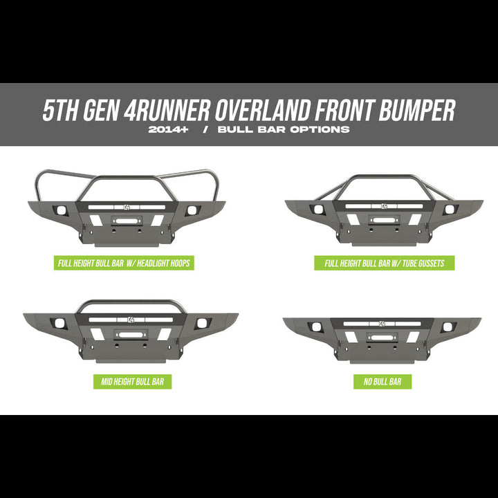 4Runner Overland Series Front Bumper / 5th Gen / 2014-2024