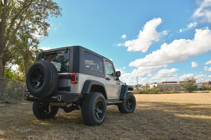 Overland Sector Atlas 17x9 -12 5x114.3/5x127mm 71.5mm Satin Black by Overland Sector | KOVA Offroad