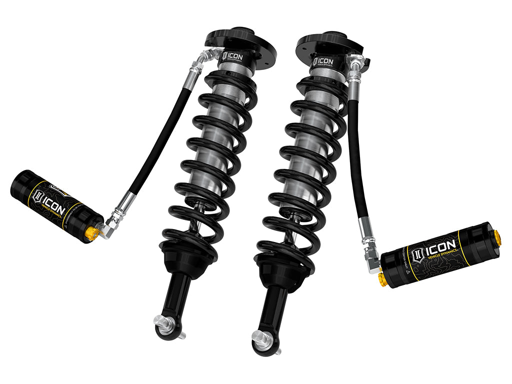 ICON 2021-2026 Ford F-150 2WD, 0-3" Lift, Front, V.S. 2.5 Series Coilovers, Extended Travel, Remote Reservoir w/ CDCV, Pair