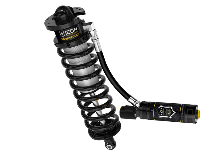 ICON 2017-2026 Ford F-250/F-350 Super Duty 4WD, 2.5-3” Lift, V.S. 3.0 Series Coilover Conversion Kit, Remote Reservoir w/ CDEV, w/ Caster Cams