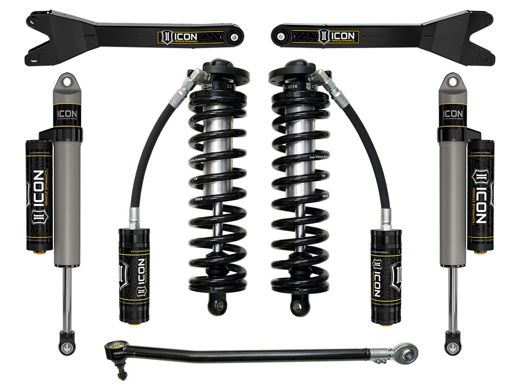 ICON 2023-2026 Ford F-250/F-350 Super Duty 4WD, 2.5-3" Lift, Stage 3 Coilover Conversion System w/ Radius Arms