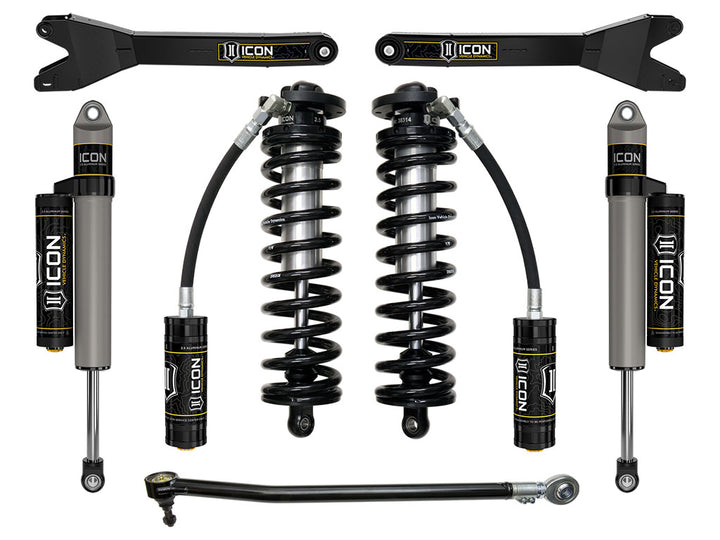 ICON 2023-2026 Ford F-250/F-350 Super Duty 4WD, 2.5-3" Lift, Stage 3 Coilover Conversion System w/ Radius Arms