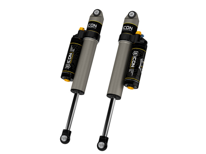 ICON 2021-2026 Ford F-150 2WD, 0-1" Lift, Rear, V.S. 2.5 Aluminum Series Shock Absorbers, Piggyback Reservoir w/ CDXS, Pair