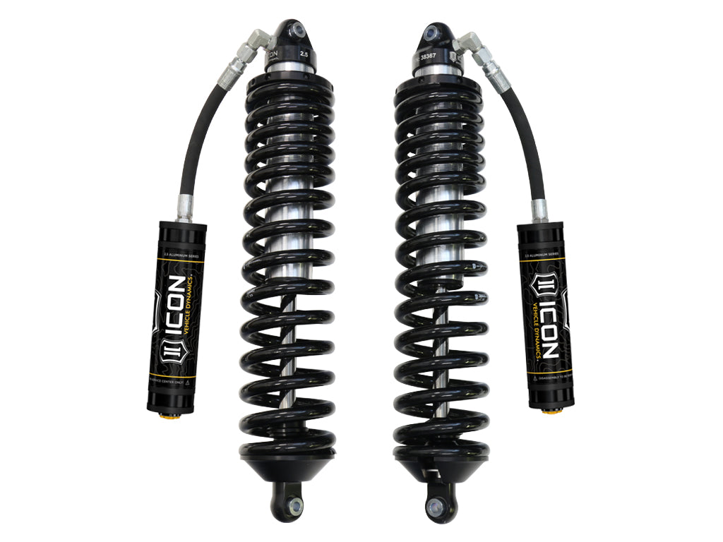 ICON 2008-2016 Ford F-250/F-350 4WD, Diesel, Front, 7-9” Lift, V.S. 2.5 Series Coilover Conversion Kit for Fabricated Hoop, Remote Reservoir