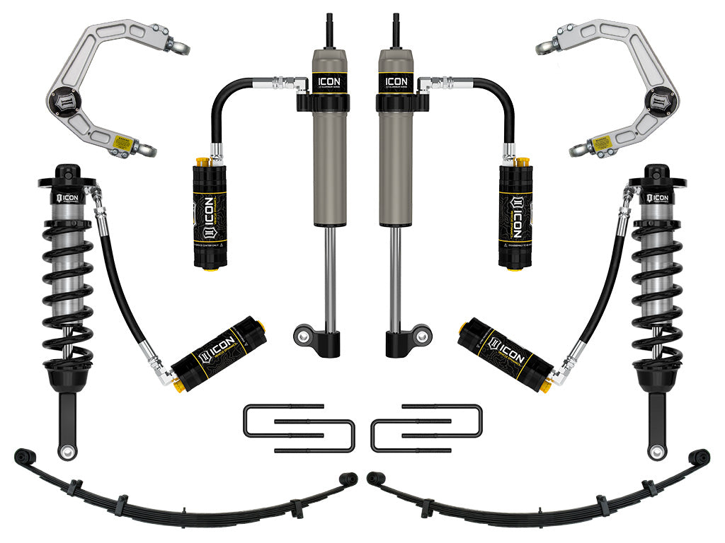 ICON 2005-2015 Toyota Tacoma 0-3.5" Lift/2016-2023 Tacoma 0-2.75" Lift, Stage 9 Suspension System, Billet, CDCV