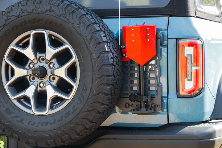 2021-2025 Ford Bronco Tailgate Reinforcement Molle Panel