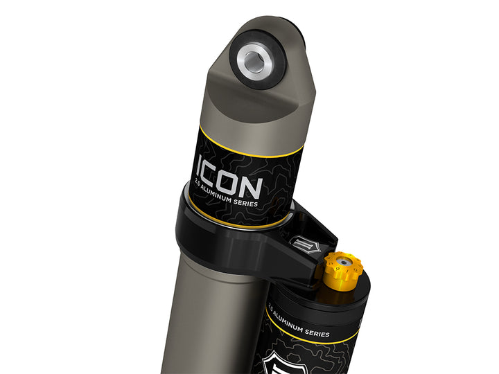 ICON 2021-2026 Ford F-150 2WD, 0-1" Lift, Rear, V.S. 2.5 Aluminum Series Shock Absorbers, Piggyback Reservoir w/ CDCV, Pair
