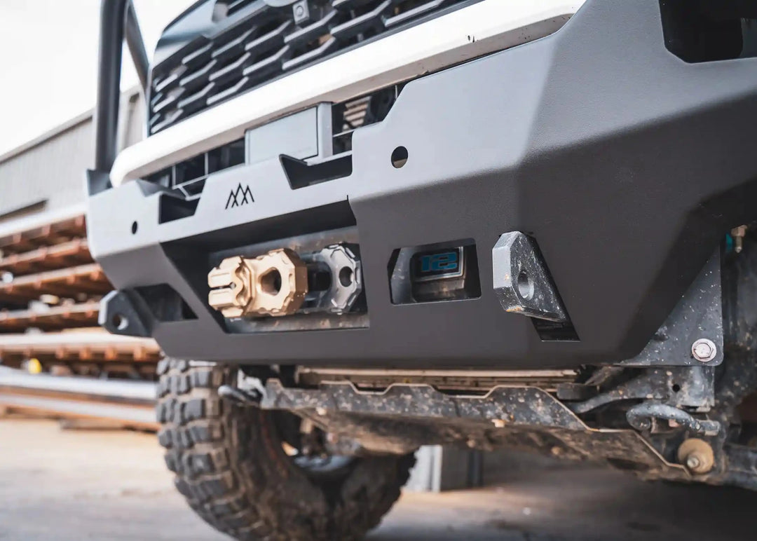 Hi-Lite Overland Toyota Tacoma Front Bumper 4th Gen (2024-2026) [Bull Bar] by Backwoods Adventure Mods | KOVA Offroad
