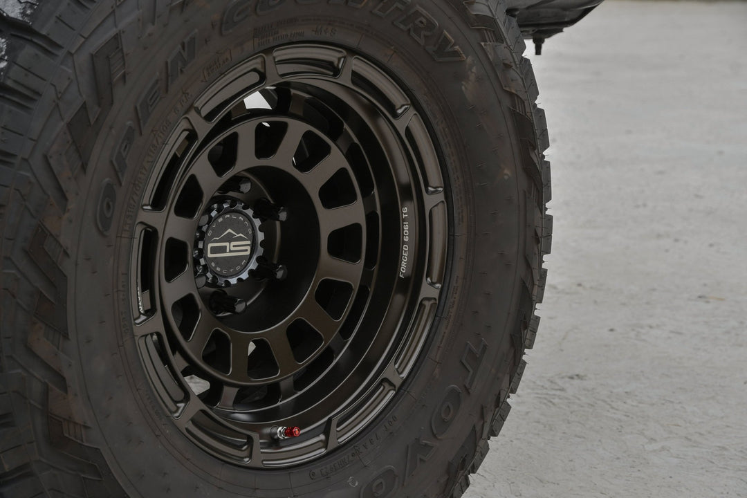 Overland Sector Badlander Forged 17x9 +0 6x135/6x139.7mm 106.1mm All Satin Mocha Bronze by Overland Sector | KOVA Offroad