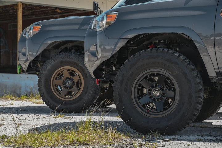 Overland Sector Atlas 17x9 -12 6x135/6x139.7mm 106.2mm Satin Black by Overland Sector | KOVA Offroad