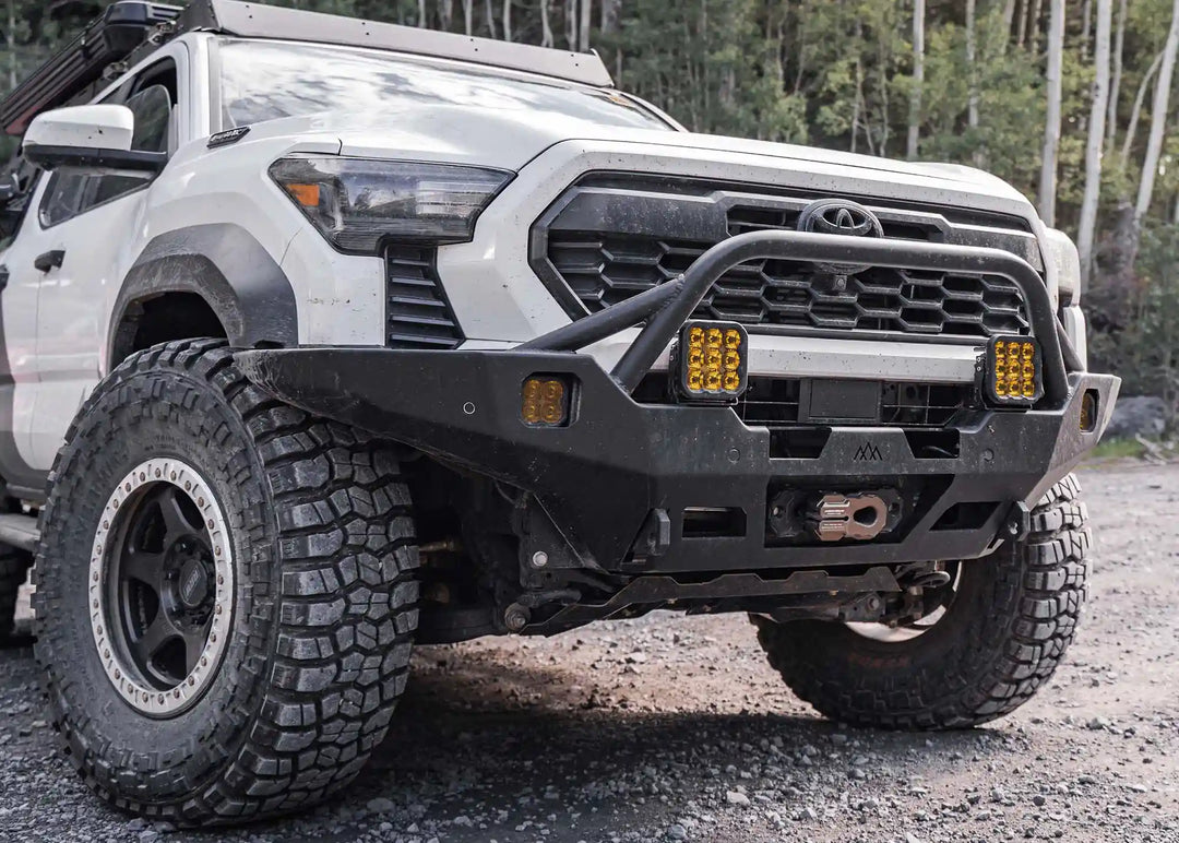 Hi-Lite Overland Toyota Tacoma Front Bumper 4th Gen (2024-2026) [Prerunner Bull Bar] by Backwoods Adventure Mods | KOVA Offroad