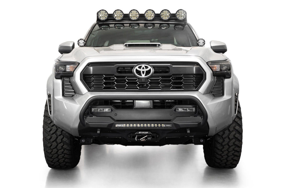2024+ Toyota Tacoma Stealth Center Mount Winch Front Bumper With Top Hoop